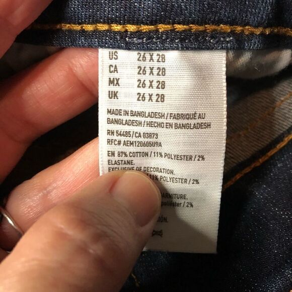 American Eagle, original straight leg, 26x28 - Picture 10 of 12